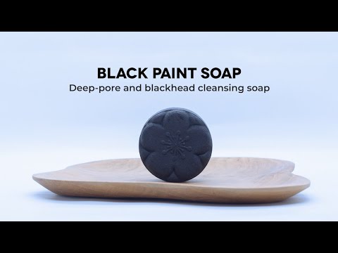 Black Paint Soap - Deep-Pore and Blackhead Cleansing Soap