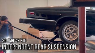 1986 Jaguar XJ6  Dropping The Rear Suspension