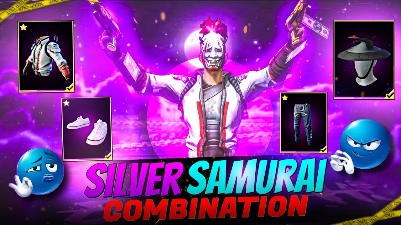 Silver Samurai Bundle FREE Dress Combination 🔥 | Best Dress Combo in Free Fire | No Top-Up Look!