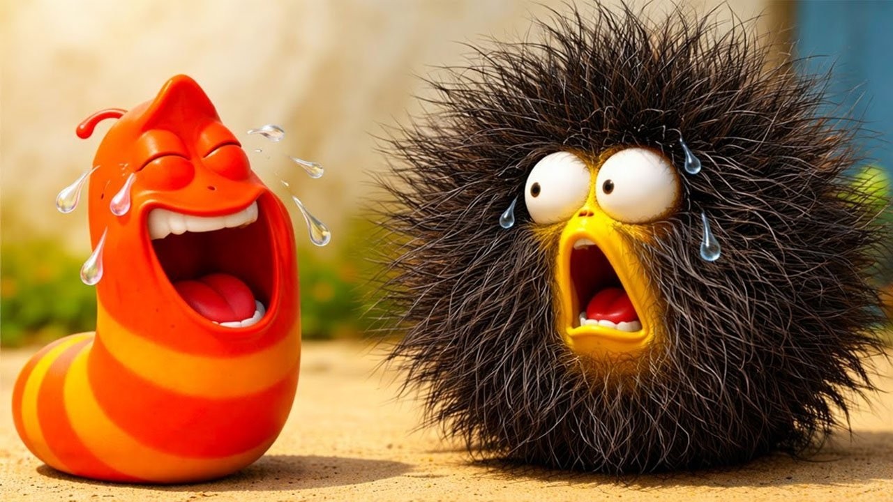 LARVA 20226:  HAIR YELLOW ( BLACK )  | ANIMATION Movie | FUNNY ANIME | Comics Official