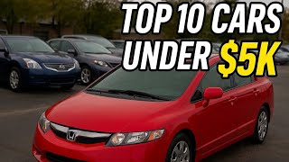 Top 10 Cars Under $5000 You Can Actually Buy in 2025!@Elite cars