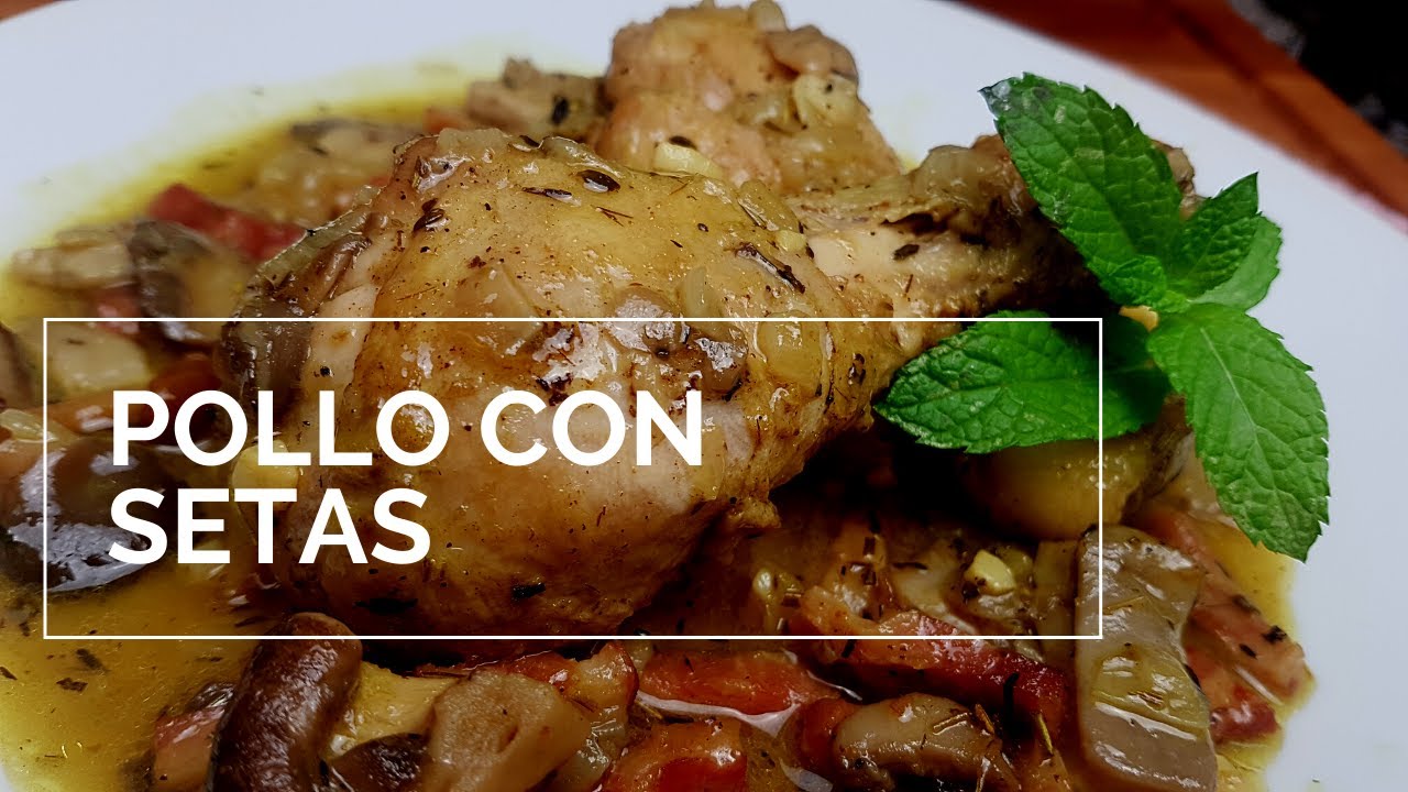 POLLO CON SETAS Y BEICON/FÁCIL, SABROSO Y JUGOSO
