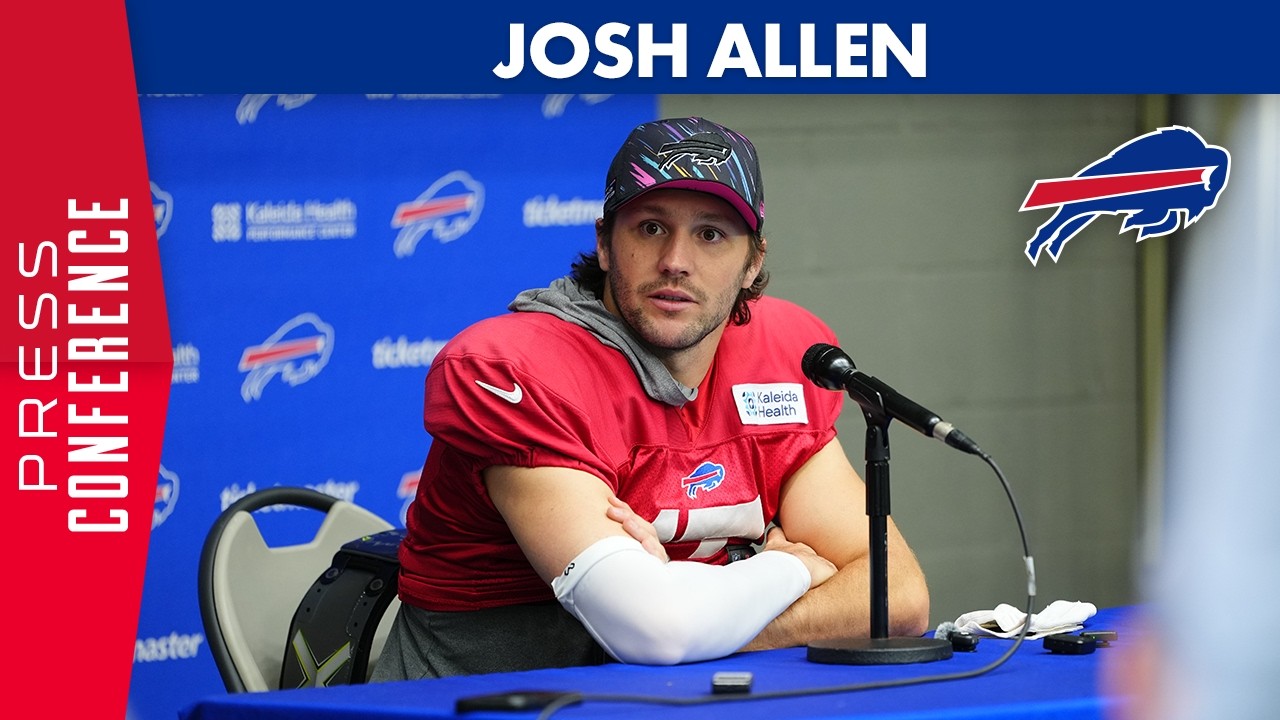 Josh Allen Talks Improving 1st Down Offense | Buffalo Bills