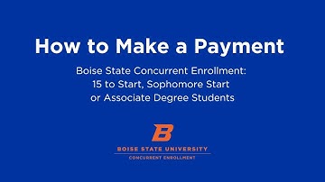 How to Make a Payment  - Boise State 15.SS.AD
