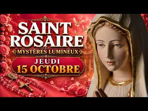 HOLY ROSARY OF THE DAY 🌹 THURSDAY, OCTOBER 15 ✨ LUMINOUS Mysteries 🙏 DAILY ROSARY