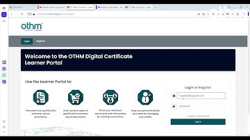 How To Login | OTHM Digital Certificate Portal Learner Manual