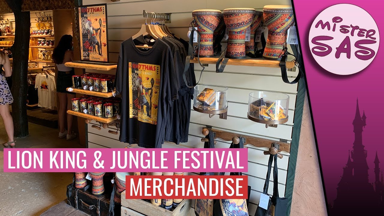 Lion king & Jungle Festival Merchandise at Disneyland Paris