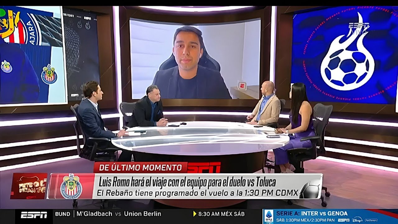 Reporte De Chivas : Luis Romo hará el viaje con el equipo para el duelo vs Toluca