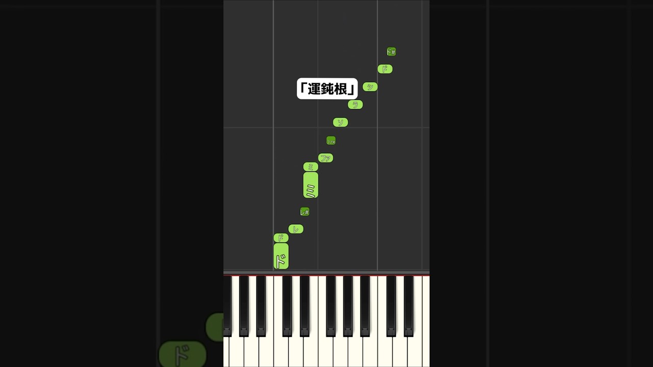【簡単ピアノ】運鈍根【スプラトゥーン3】 弾き方 #ピアノ簡単