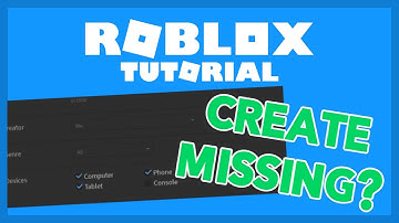 How to fix the missing CREATE button when PUBLISHING your game!