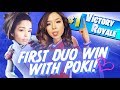 Ligma? DTN? Duos with Pokimane! - Valkyrae Fortnite