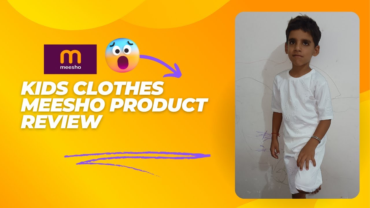 kids clothes meesho product review - YouTube