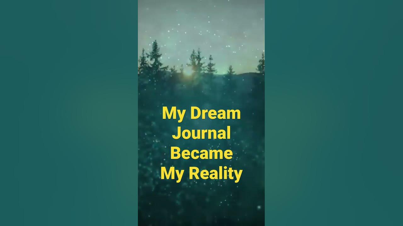 Write Down your Dreams They will Reality YouTube