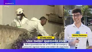 The alleged perpetrator of burning alive a minor in the Canary Islands and who had an expulsion o...