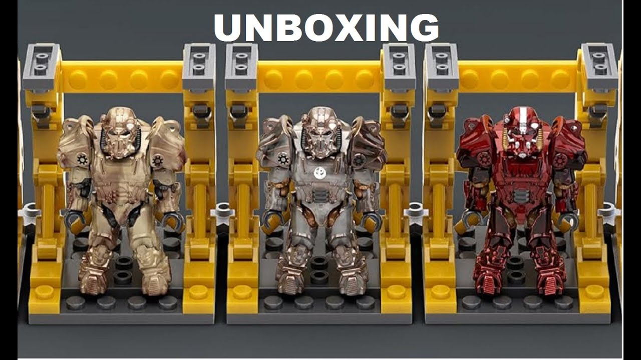Servo armaduras FALLOUT: Mega construx. Unboxing.