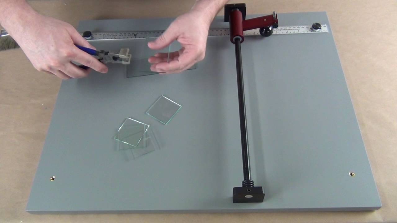 How To Use A Glass Cutter Youtube