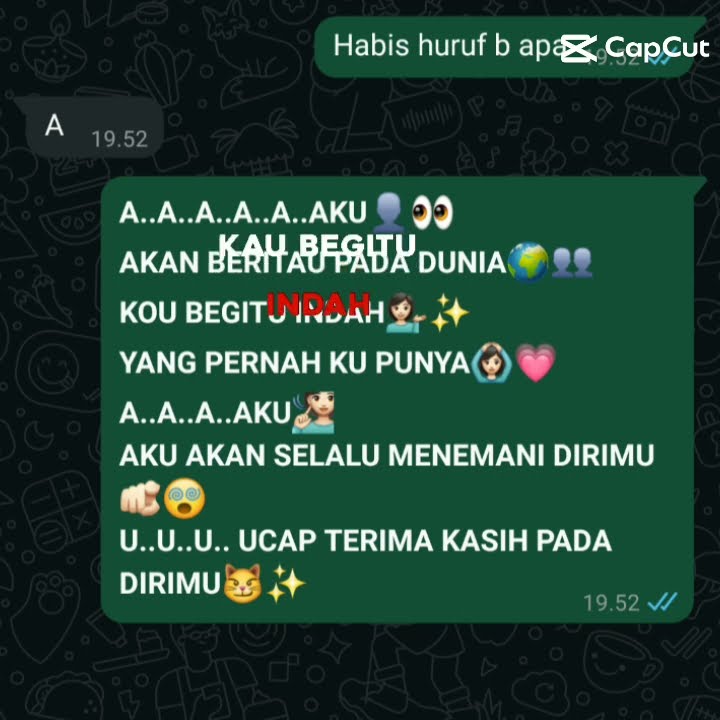 lagu aaaa aku akan beri tahu pada dunia