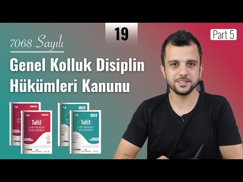 19 | Taltif PAEM 8 Polis Mevzuatı Video Eğitimi - 7068 Genel Kolluk Disiplin Kanunu - Part 5 - 2024