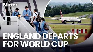 England squad SETS OFF for USA as World Cup journey BEGINS