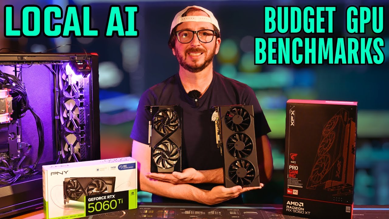 Local Ai Budget GPU 9060 XT 16GB vs 5060 Ti 16GB - YouTube