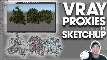 Getting Started Rendering in Vray (EP 7) - RENDERING WITH VRAY PROXIES in SketchUp