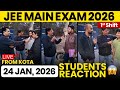 JEE Mains 2026: 24 Jan Shift 1 Exam Kota Students LIVE Reaction | Paper Level, Weightage, Cutoff