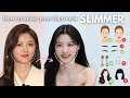 NO FACIAL YOGA NEEDED How To Make Your Face Look SLIMMER Makeup Hair And Outfit Tips 