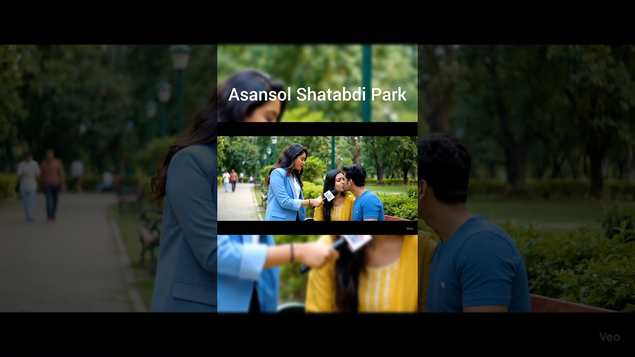 💞 Asansol Shatabdi Park Love Story | Reporter Caught Cute Couple | Viral Shorts 