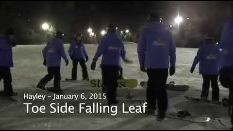 Hayley - Toe Side Falling Leaf