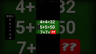 99% failed! Can you do it?#mathiscool  #fastandeasymaths #trending #explore #IQj