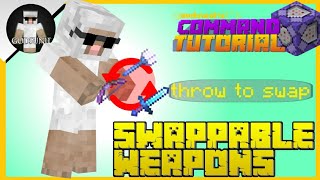 Celebrity How to make SWAPPLE WEAPONS for KITPVP or MAPS! (Easy Minecraft Bedrock Command Tutorial) Net Worth