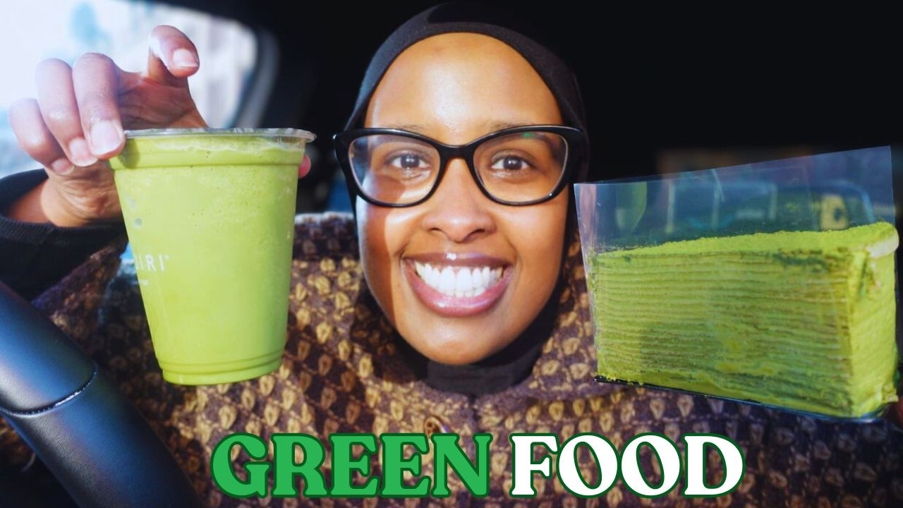 I Ate ONLY Green Food for a Day!