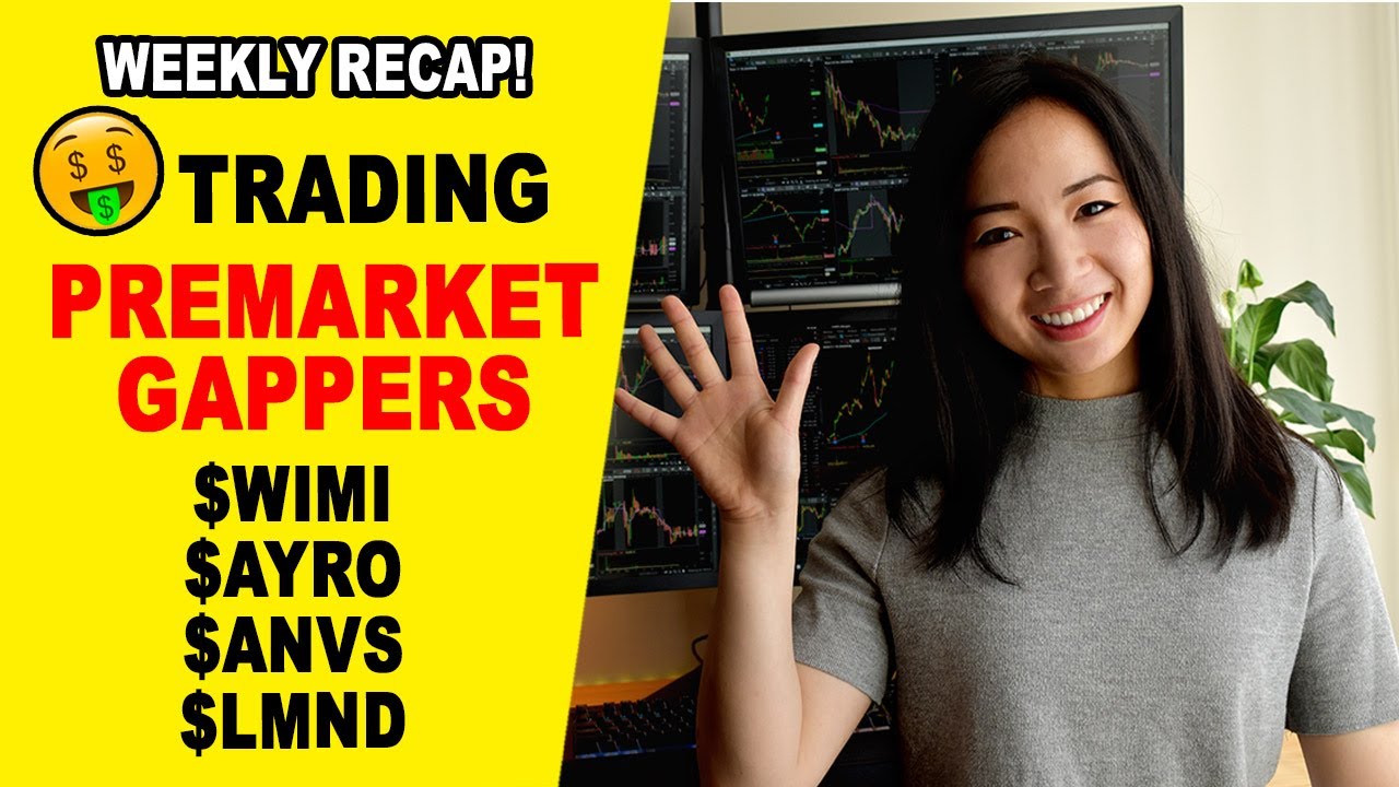 Day Trading Premarket Gappers $WIMI $AYRO $ANVS $DSS $LMND Trading Recap