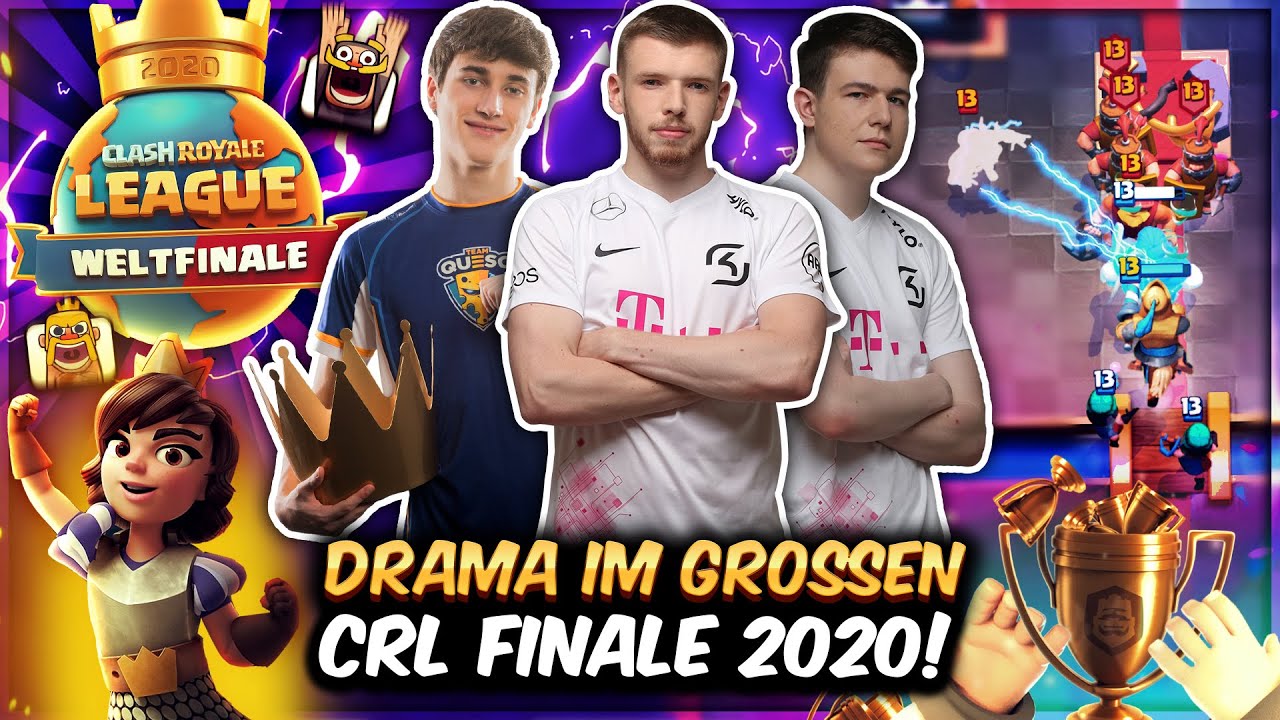 😨🏆FINAL-KRIMI zwischen SK GAMING und TEAM QUESO! | Wer gewinnt die CRL 2020? |Clash Royale Deutsch