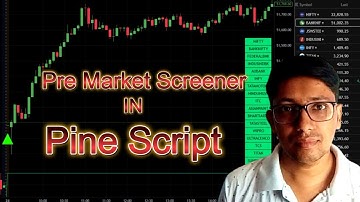 Build a Powerful Premarket Screener in TradingView (Pine Script Tutorial!) 💥📈| #stockdataanalysis