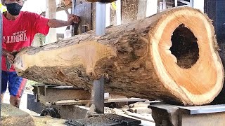 Turning hollow teak wood into a nice board