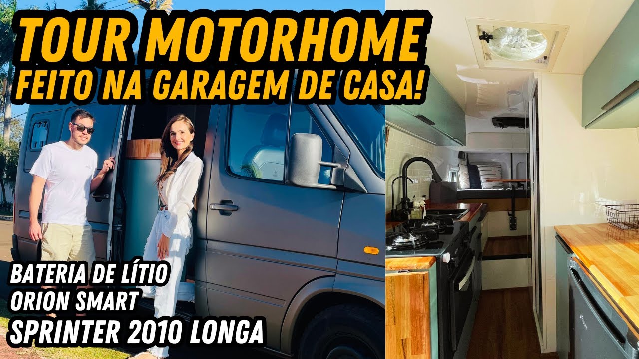 TOUR MOTORHOME ARTESANAL CONHEÇA NOSSA CASA! 