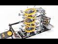 Lego great ball contraption fivetilted rings