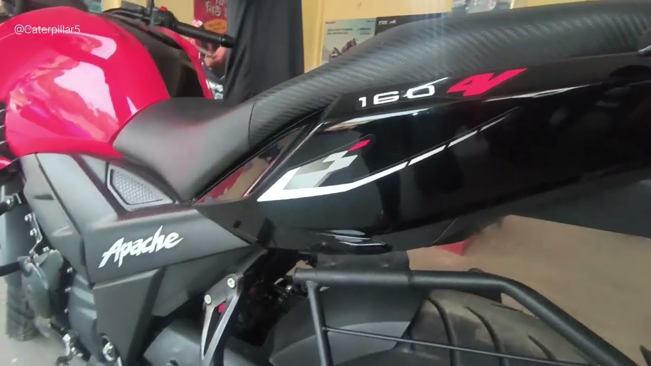 TVS Apache RTR 160 4V with TFT Display + Updated light . With EX-Showroom ₹136540 only.