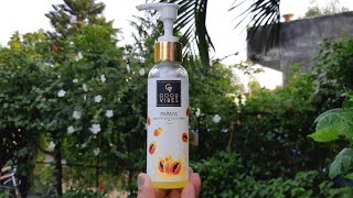 good vibes papaya foaming face wash