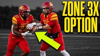Ferris State (D2 National Champs) Inside Zone Triple Option variations