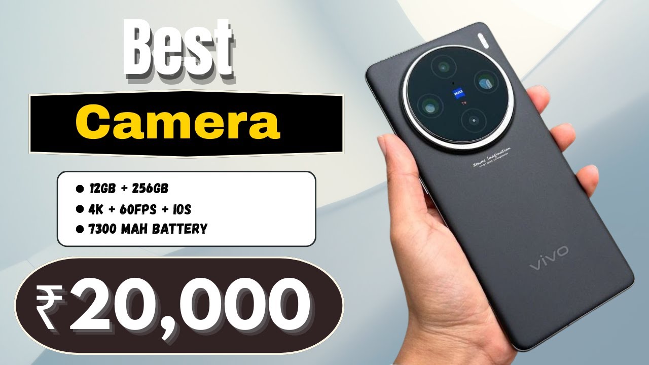 Top 5 Best Camera Smartphones Under ₹20,000 in July | Best Phones Under 20k