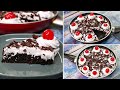 10 Min. Black Forest Cake Fry Pan | Eggless & Without Oven | Yummy