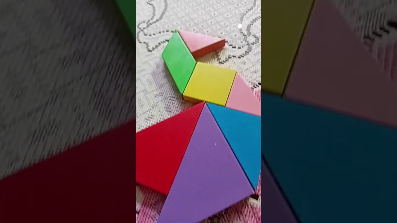 Swan Shape In Tangram