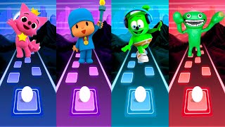 Tiles Hop Edm Rush - Pinkfong Vs Pocoyo Vs Gummy Bear Vs Banban