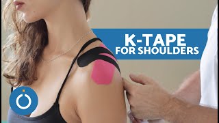 KINESIOTAPE for SHOULDER PAIN 🙎🏽‍♂️ Elastic Therapeutic Shoulder Bandage