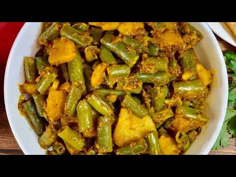 Beans Aloo Ki Sabzi (Beans Potato Recipe) #easyallfood