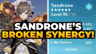 SANDRONE BROKEN SYNERGY + BEST TEAM BUILD | Genshin 6.7, Sandrone Genshin, Genshin Sandrone, Genshin