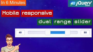 Coding jquery mobile dual range slider| range slider | dual range slider | Jquery Mobile
