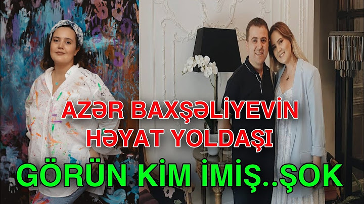 Azər Baxşəliyevin həyat yoldaşı GÖRÜN KİM İMİŞ